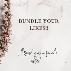 🌺 Bundle- More than 1 item and I will send you a private offer !!